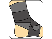 Provides secure support for the entire ankle